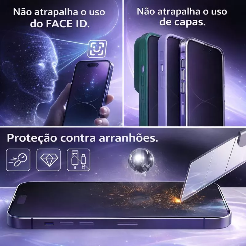 Protetor Armor — película anti-espionagem 9H